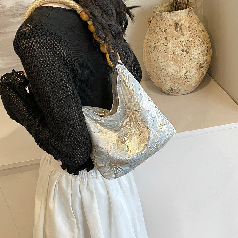 Elegante Schmetterlingsdruck-Handtasche