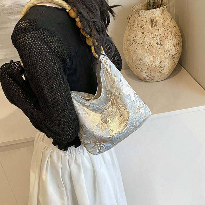 Elegante Schmetterlingsdruck-Handtasche