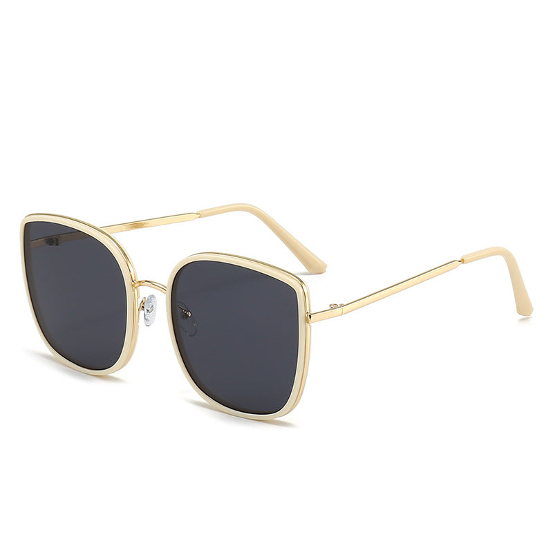 Oversized Geometrischer Rahmen Sonnenbrillen