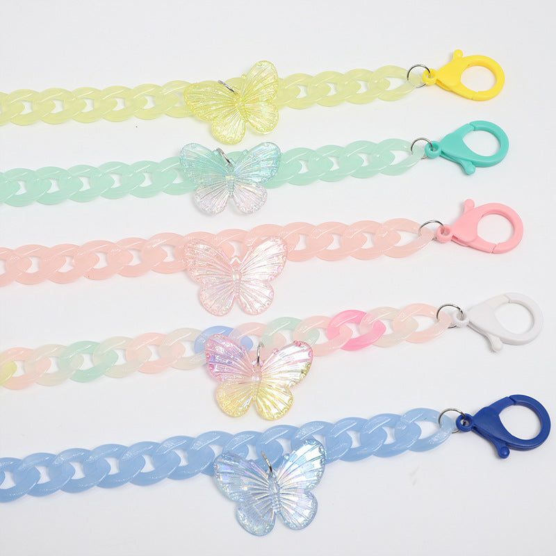 Dekorativer Schmetterlings-Brillen-Halsband Karnz
