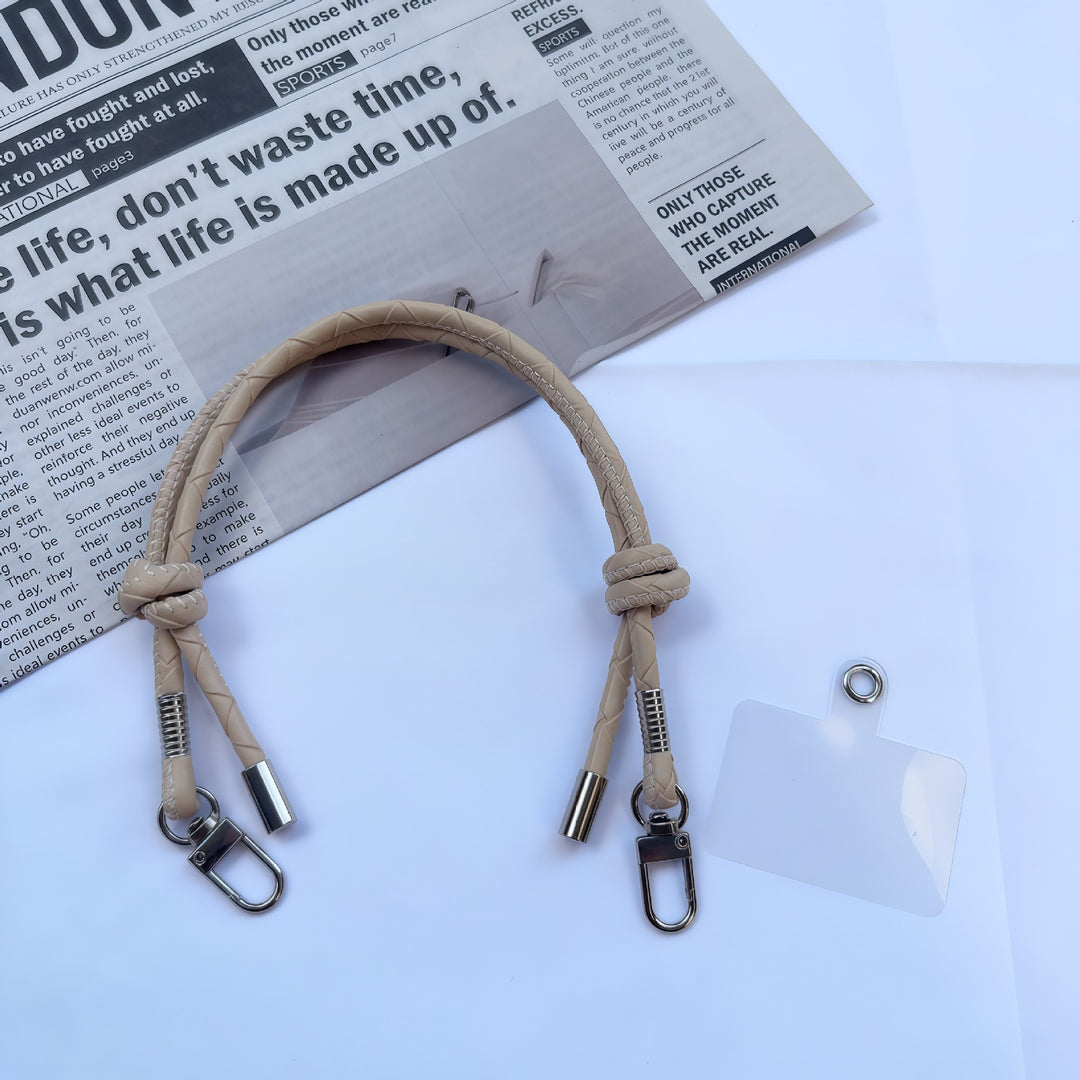 Premium geflochtener Lanyard mit ID-Halter Karnz