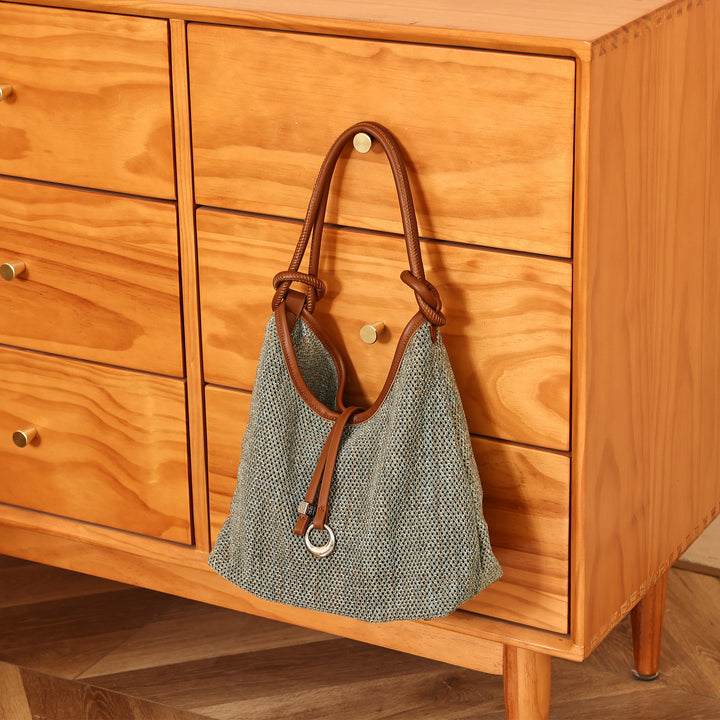 Gewebte Mesh Hobo-Handtasche