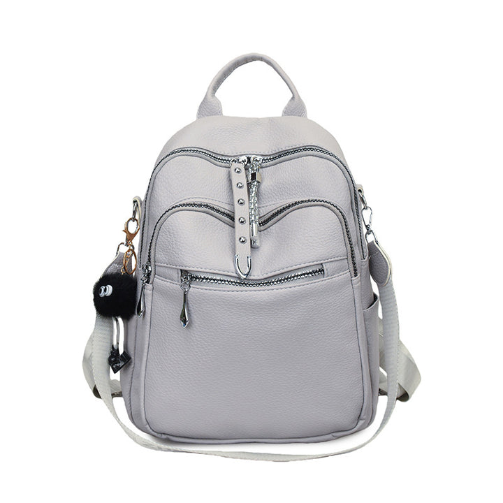Stylische multifunktionale Leder-Rucksack