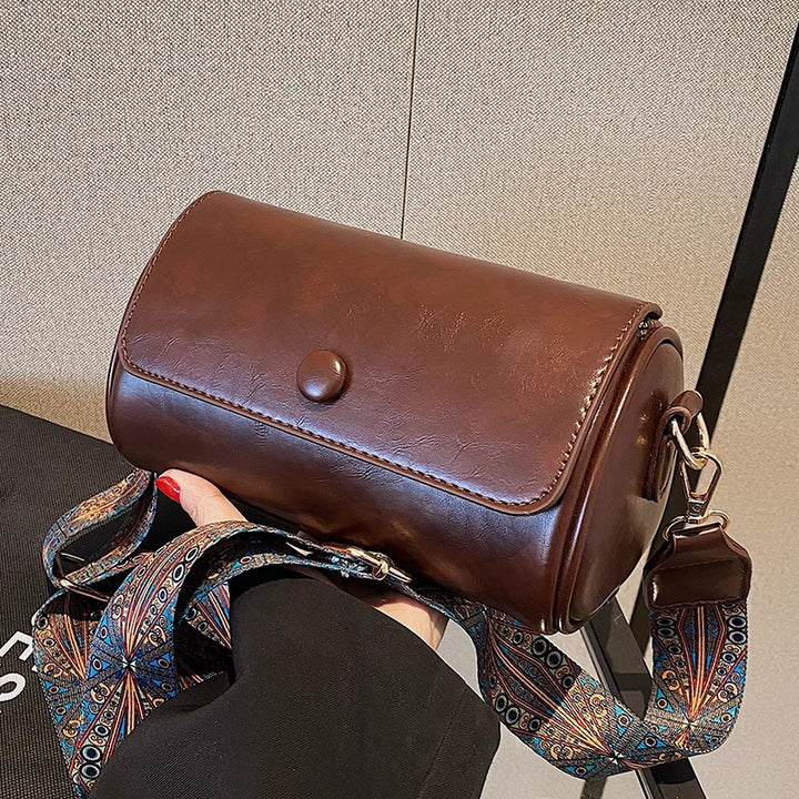 Retro Leder Crossbody Tasche Karnz