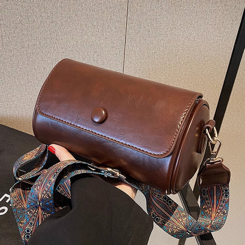 Retro Leder Crossbody Tasche Karnz