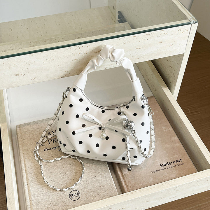 WoChic Punktmuster Handtasche Karnz