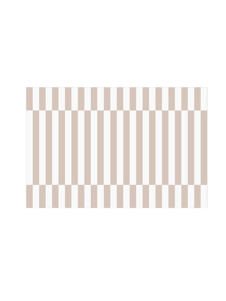 Abwaschbare Tischdecke mit kreisförmigem Retro-Print und PVC‑Beschichtung