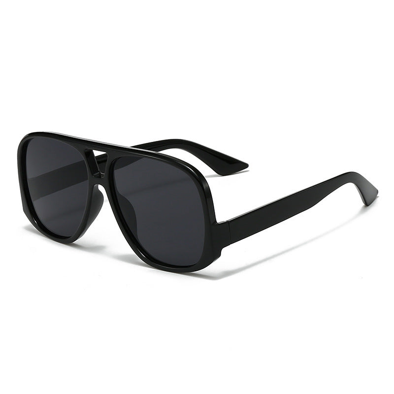 Damen trendige oversized Sonnenbrille im modernen Schildkrötenmuster Karnz