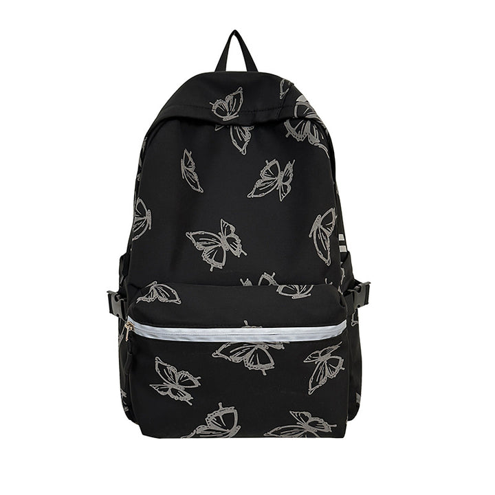 Stylischer Schmetterlingsdruck Rucksack Karnz