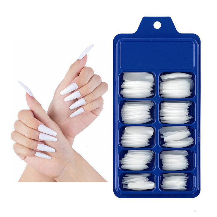 Premium Lange Stiletto Press-On Nagelkit Karnz