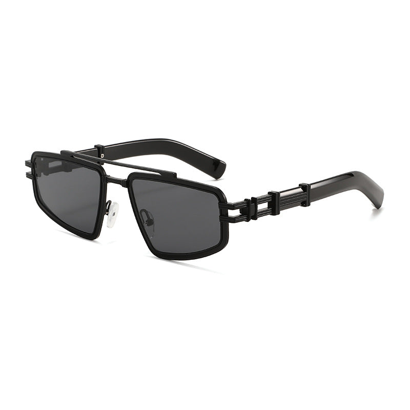 Damen Designer-Sonnenbrille mit filigranem Metallrahmen und polarisierten Gläsern Karnz