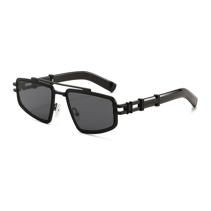 Damen Designer-Sonnenbrille mit filigranem Metallrahmen und polarisierten Gläsern Karnz