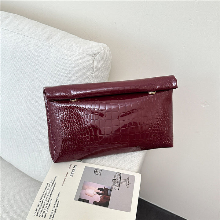 WoElegant Krokodil-Muster Clutch Tasche Karnz
