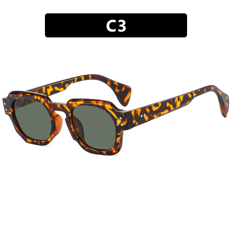 Damen stylische Sonnenbrille im modernen Schildkrötenmuster Karnz