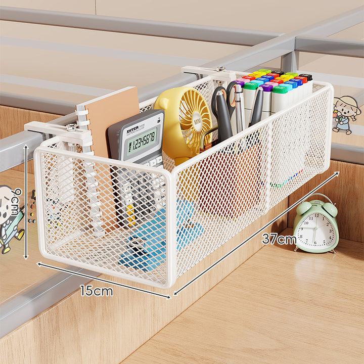 Mesh-Trennklammer Hängender Schreibtischorganizer Korb