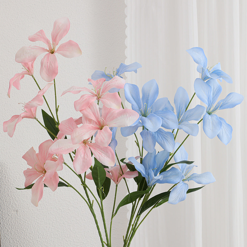 Künstlicher Orchideenblütenzweig mit filigranen Blüten Karnz