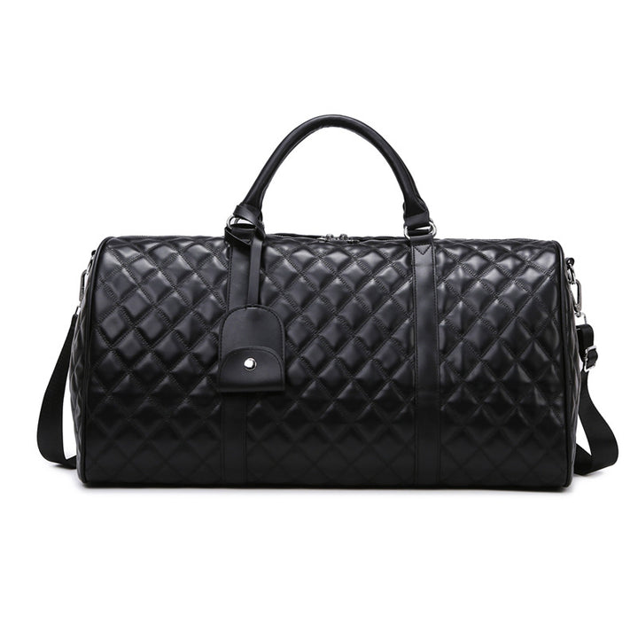 Gepolstertes Leder Reise Duffle Bag