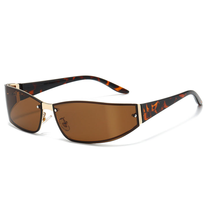 Stylische Cat-Eye Shield Sonnenbrille Karnz
