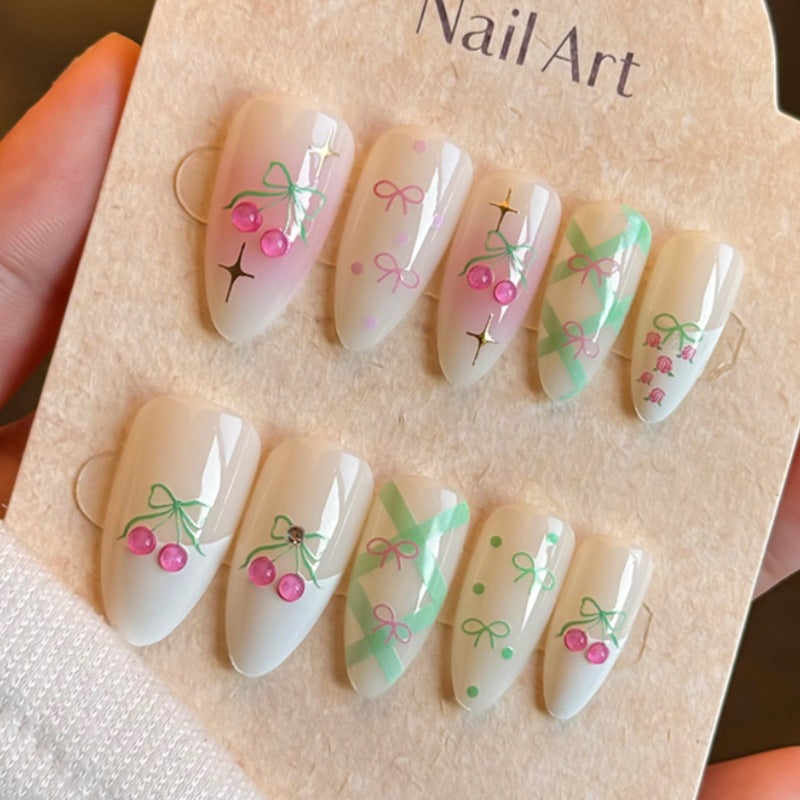 Elegantes Blumendesign Kunst Aufkleber Nagel Set Karnz