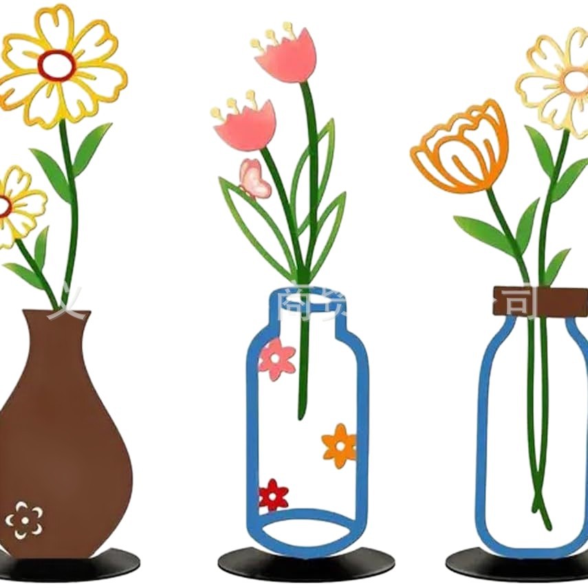 Dekorative Blumen vase Karnz