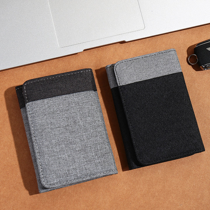 Minimalistische Stoffbörse