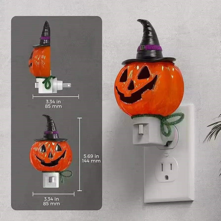 Dekorative Halloween-Kürbis-Nachtlicht Karnz