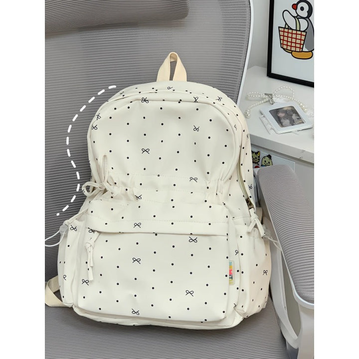 Stylische Polka Dot Freizeit Rucksack Karnz