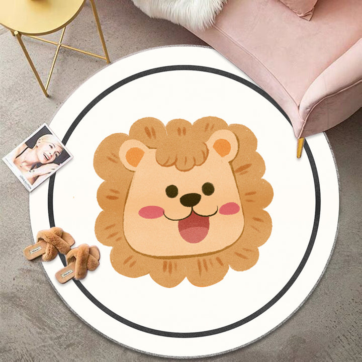 Emoji-Themen runder Teppich Karnz