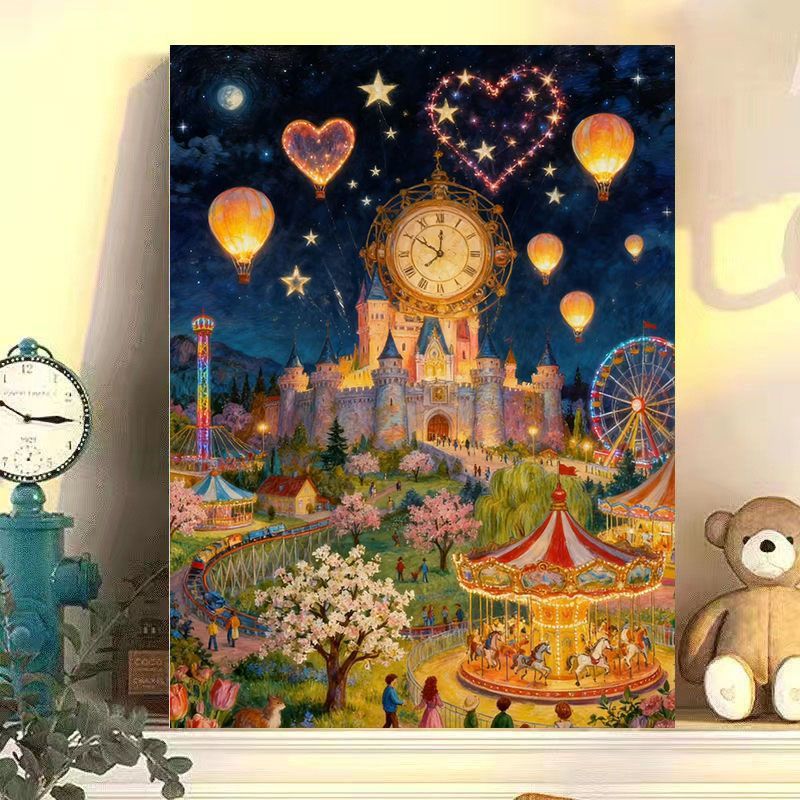 Fantasy Park Abenteuer Wandkunst Karnz
