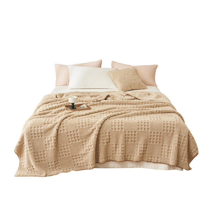 Texturierte Kuscheldecke Karnz