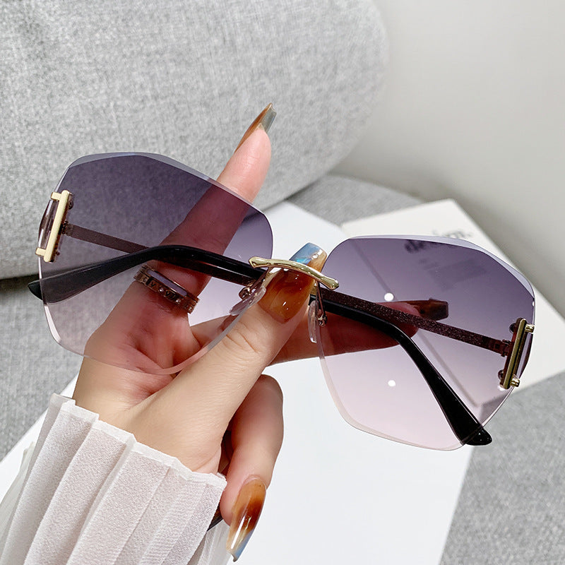 Damen futuristische Quadrat-Sonnenbrille Karnz