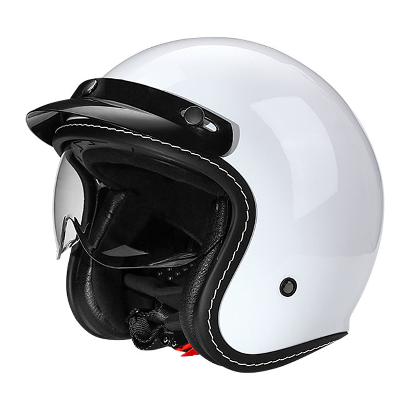 Stylischer Offene-Face Motorradhelm Karnz