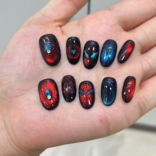 Thematisches Press-On Nagelkunstset