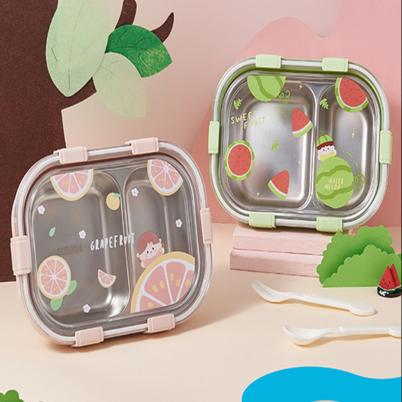 Spaß-Themen Doppelfach Lunchbehälter