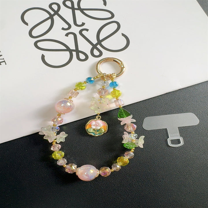 Dekorativer Perlen-Charms-Schlüsselanhänger Karnz 1790135796