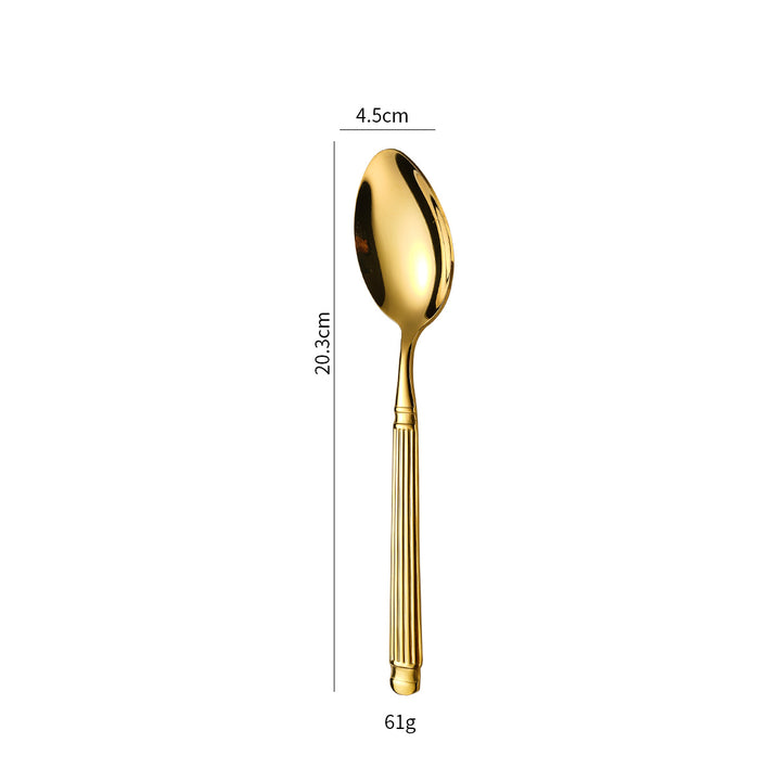Eleganter Dessertlöffel mit Exklusivem Oberflächendesign Karnz
