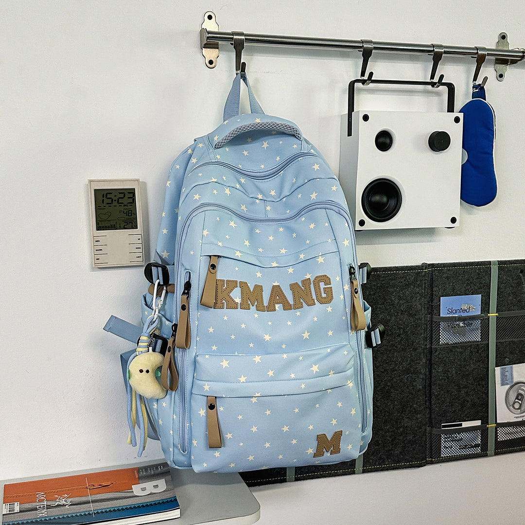 Trendiger Sternmuster-Rucksack Karnz