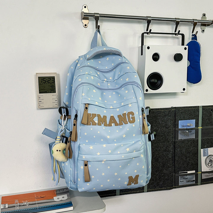 Trendiger Sternmuster-Rucksack Karnz