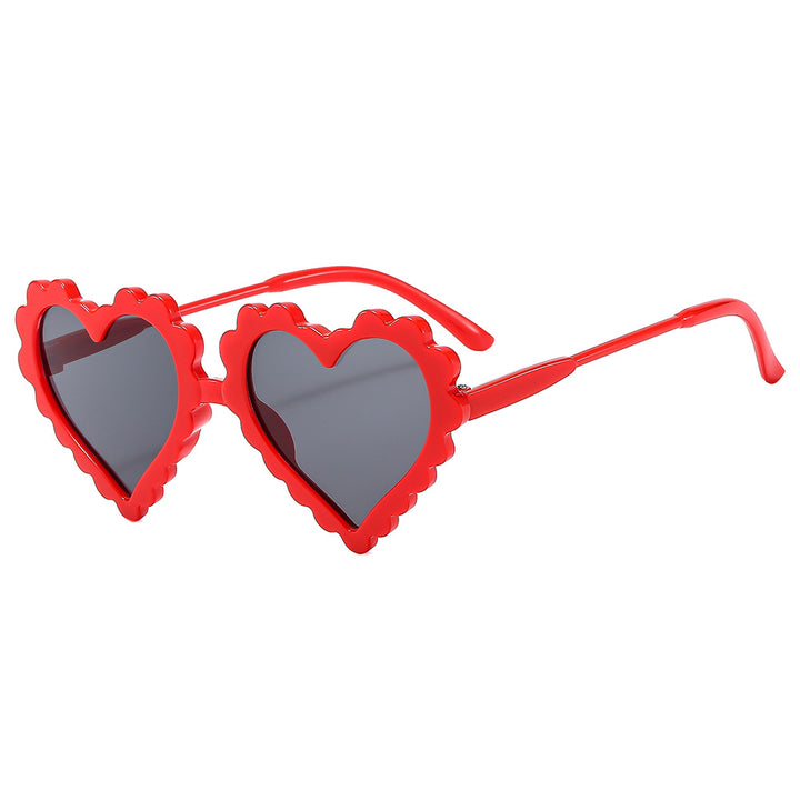 Damen verspielte Herzform Sonnenbrille Karnz