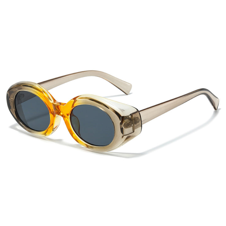 Oversized geometrische Sonnenbrille mit dicken Rahmen Karnz