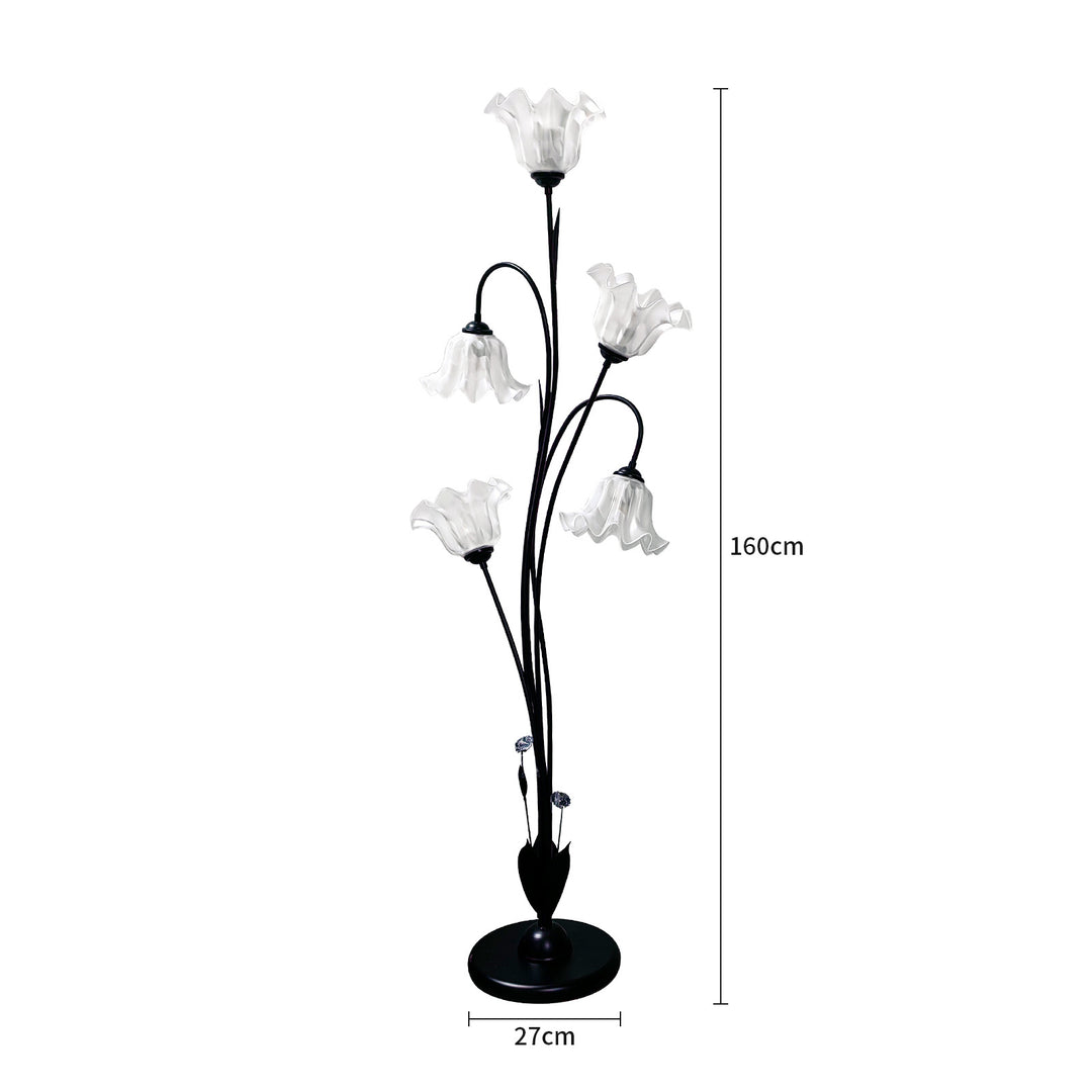 Künstlerische Floral Stehlampe