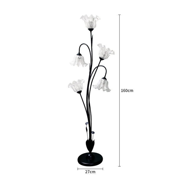 Künstlerische Floral Stehlampe