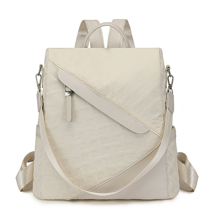 Elegante Strukturierte Leder Rucksack Karnz
