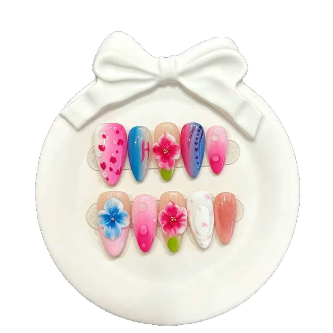 Floral Art Press-On Nagel Set  1791774459