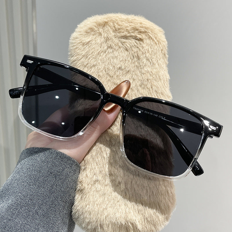 Damen zeitlose Sonnenbrille im modernen Rechteckdesign Karnz