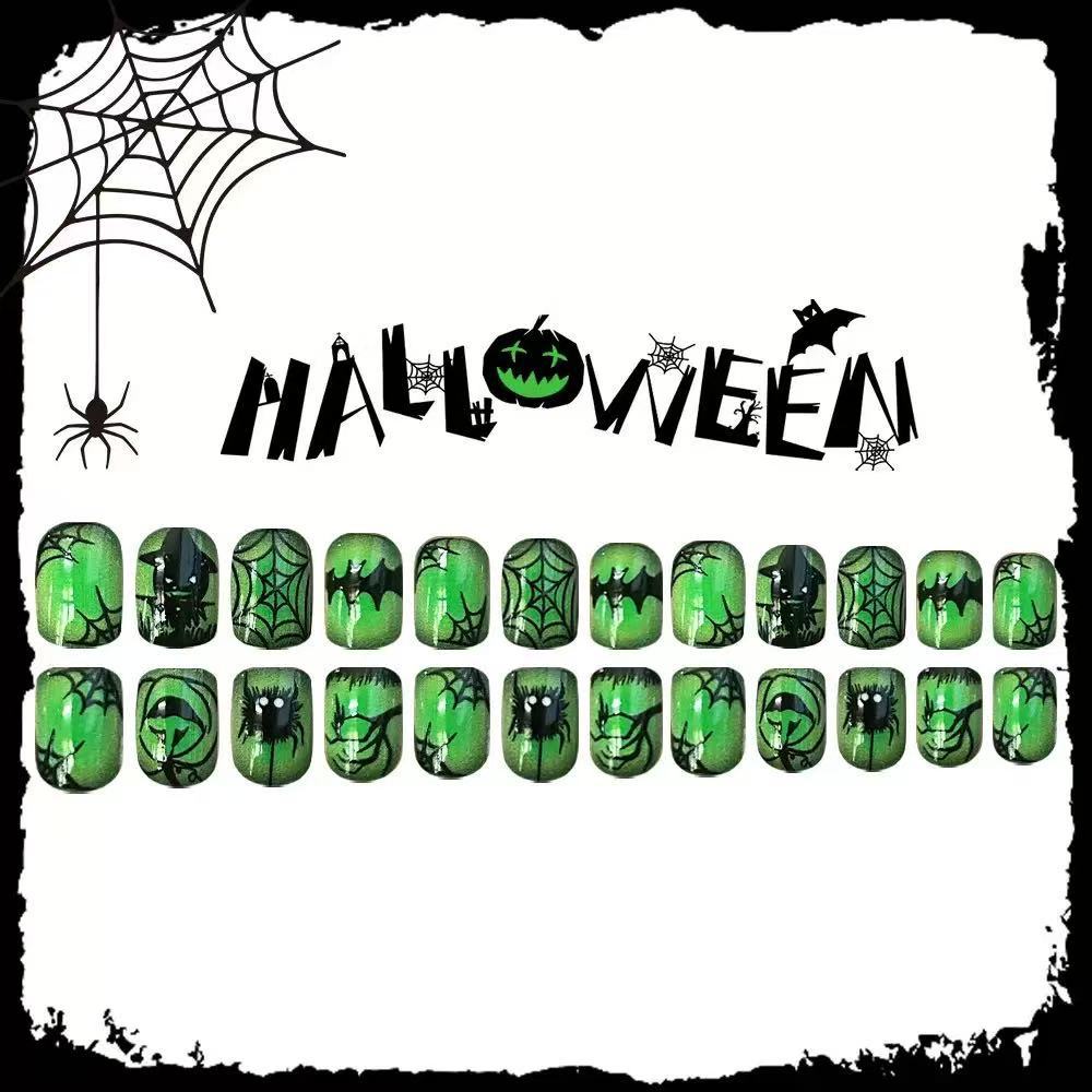 Halloween Nagelkunstset mit kreativen 3D-Motiven Karnz
