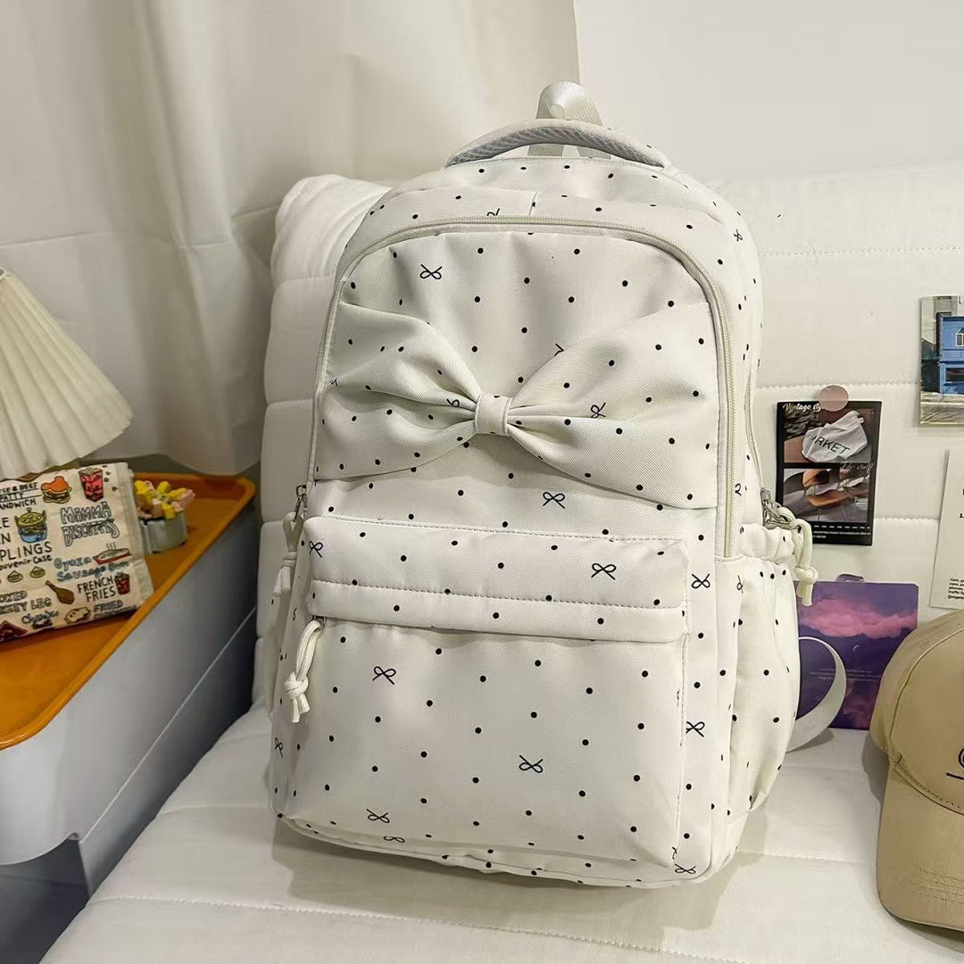 Charmanter Rucksack mit Schleifenakzent