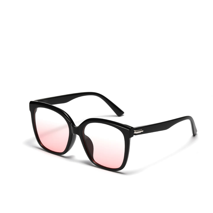 Damen stilvolle quadratische Sonnenbrille mit sanften Gläsern Karnz