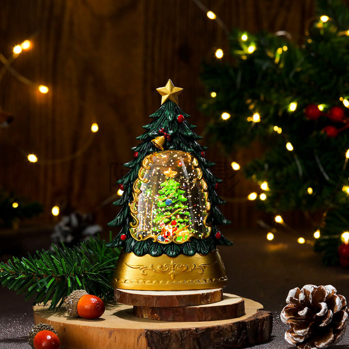 Dekorative Leuchtende Weihnachts-Telefonbox Schüssel