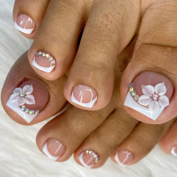 Blumenakzent Pediküre Nagelkunstset